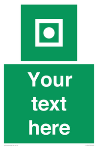 Custom sign safe condition Shipboard general alarm